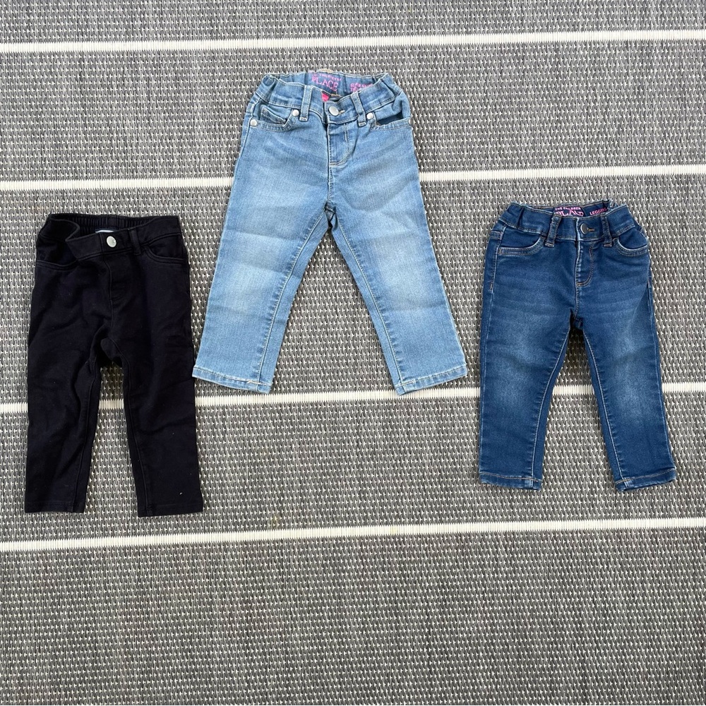 Bundle of 3 Children’s Place Pants, 18-24 Months